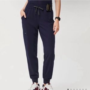 Figs Jogger Scrub Pants Navy Blue Size Medium Petite